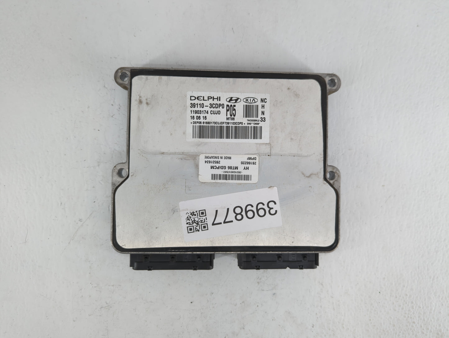 2017-2018 Hyundai Santa Fe PCM Engine Control Computer ECU ECM PCU OEM P/N:39110-3CDP0 39100-3CDP1 Fits Fits 2017 2018 OEM U