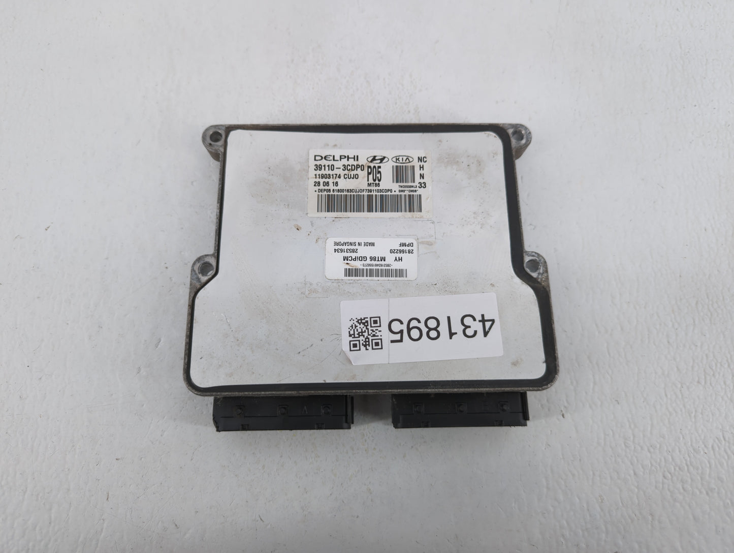 2017-2018 Hyundai Santa Fe PCM Engine Control Computer ECU ECM PCU OEM P/N:39110-3CDP0 39100-3CDP1 Fits Fits 2017 2018 OEM U
