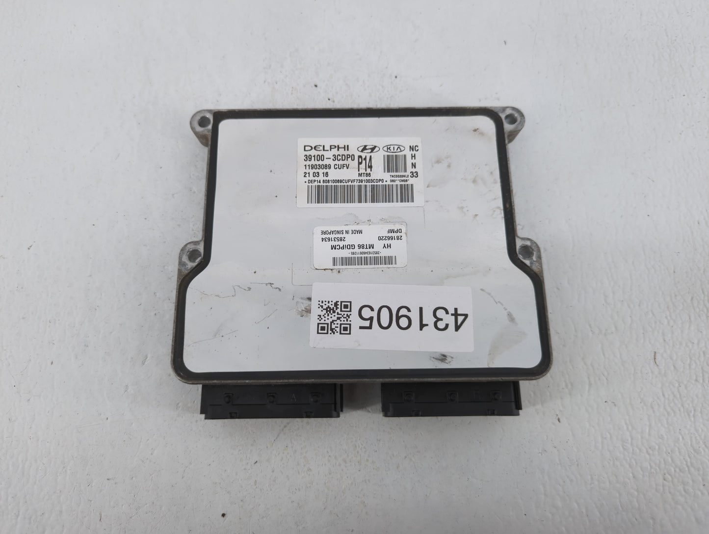 2017-2018 Hyundai Santa Fe PCM Engine Control Computer ECU ECM PCU OEM P/N:39110-3CDP0 39100-3CDP1 Fits Fits 2017 2018 OEM U
