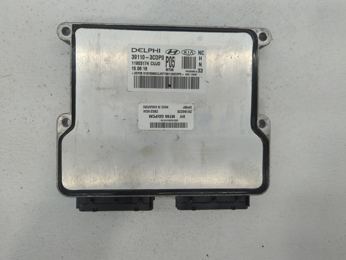 2017-2018 Hyundai Santa Fe PCM Engine Control Computer ECU ECM PCU OEM P/N:39110-3CDP0 39100-3CDP1 Fits Fits 2017 2018 OEM U
