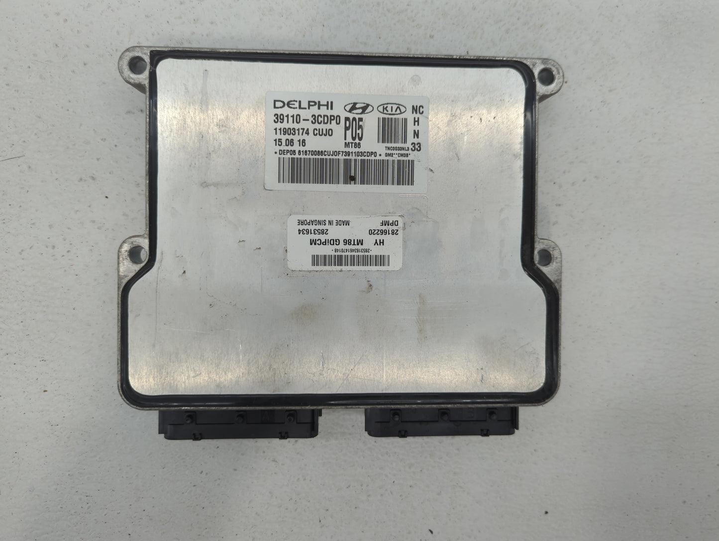 2017-2018 Hyundai Santa Fe PCM Engine Control Computer ECU ECM PCU OEM P/N:39110-3CDP0 39100-3CDP1 Fits Fits 2017 2018 OEM U