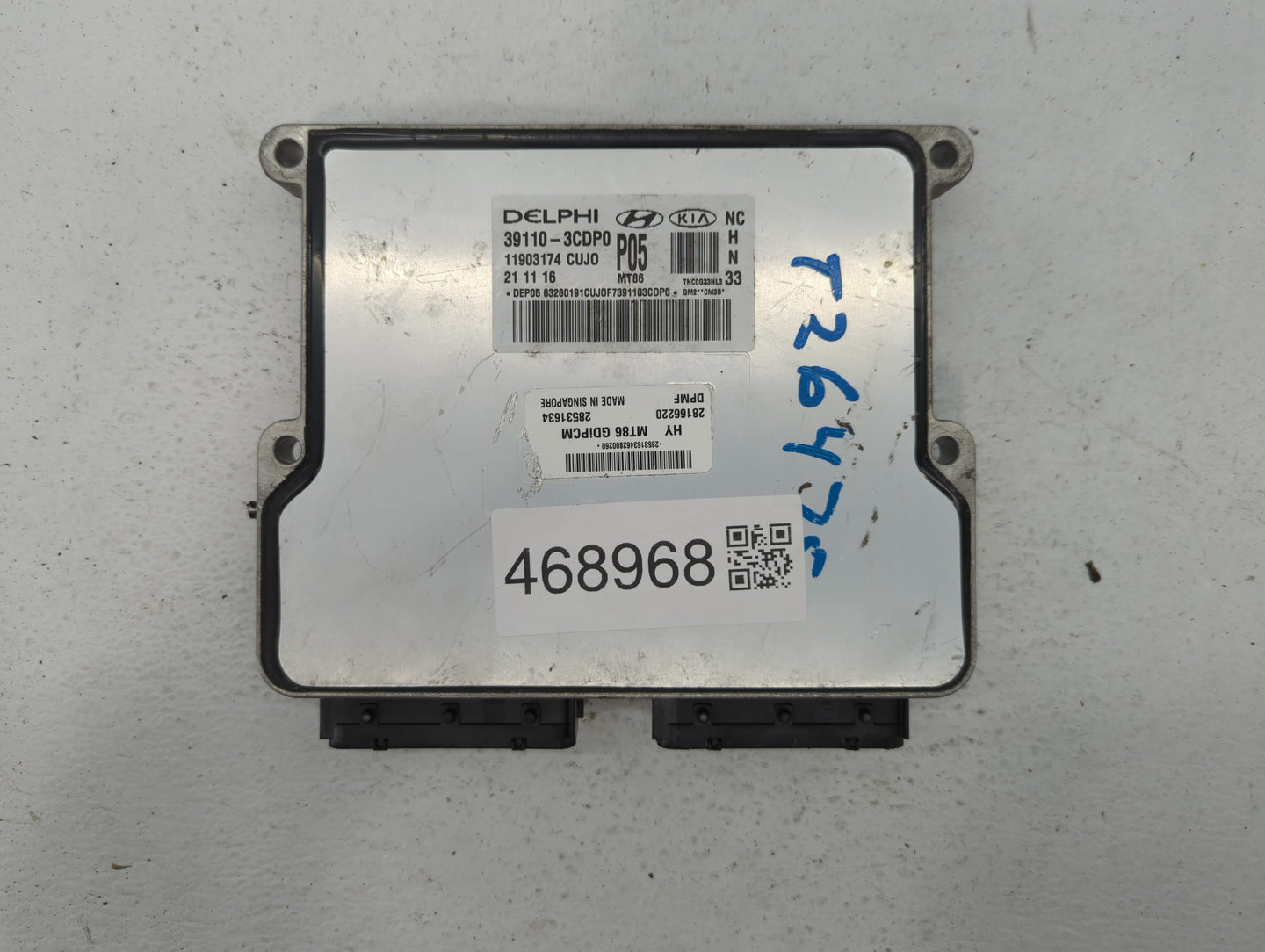 2017-2018 Hyundai Santa Fe PCM Engine Control Computer ECU ECM PCU OEM P/N:39110-3CDP0 39100-3CDP1 Fits Fits 2017 2018 OEM U