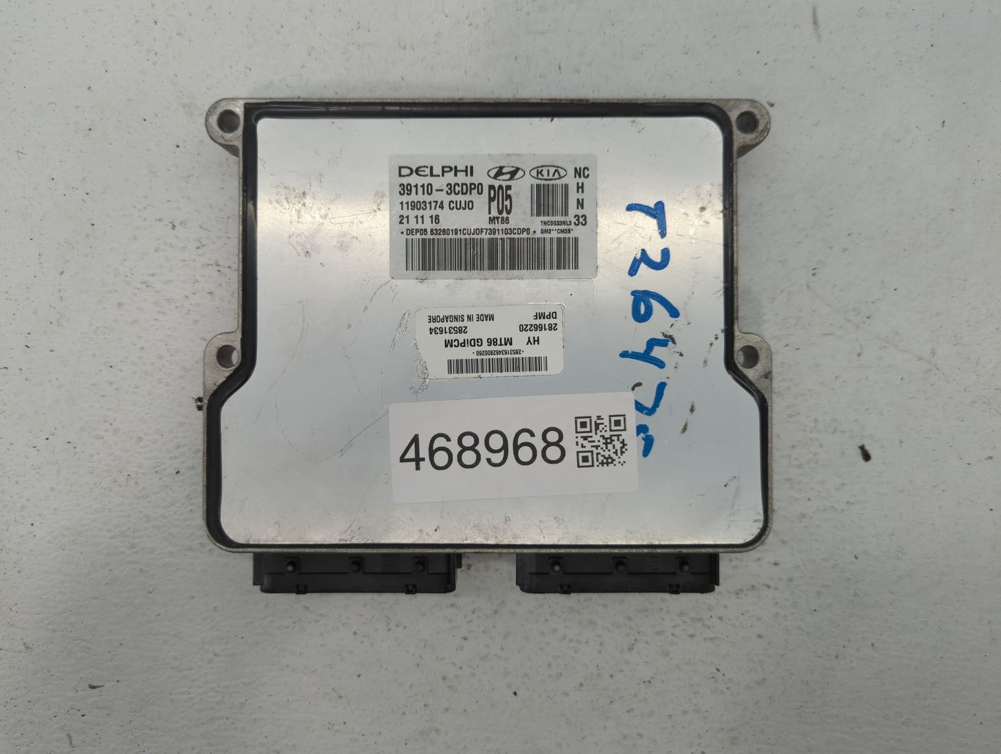 2017-2018 Hyundai Santa Fe PCM Engine Control Computer ECU ECM PCU OEM P/N:39110-3CDP0 39100-3CDP1 Fits Fits 2017 2018 OEM U