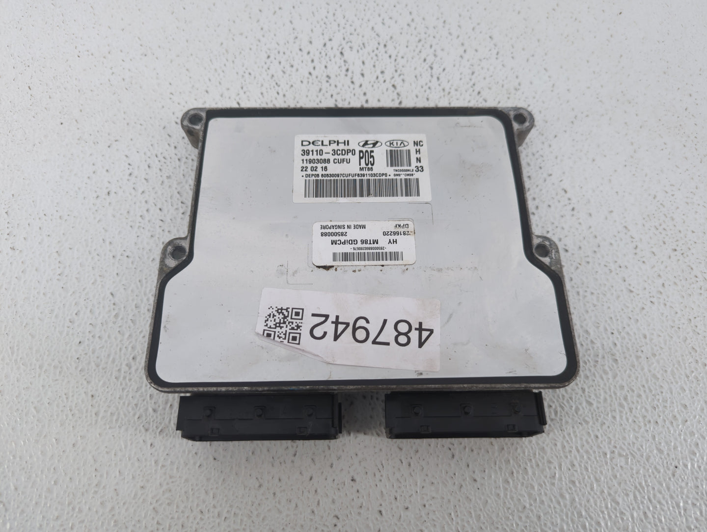 2017-2018 Hyundai Santa Fe PCM Engine Control Computer ECU ECM PCU OEM P/N:39110-3CDP0 39100-3CDP1 Fits Fits 2017 2018 OEM U