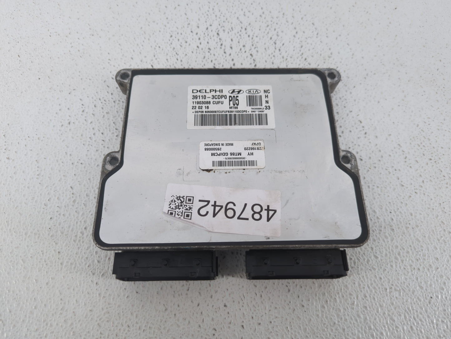 2017-2018 Hyundai Santa Fe PCM Engine Control Computer ECU ECM PCU OEM P/N:39110-3CDP0 39100-3CDP1 Fits Fits 2017 2018 OEM U