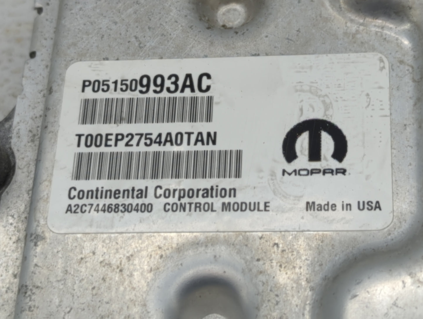 2017 Hyundai Santa Fe PCM Engine Control Computer ECU ECM PCU OEM P/N:P05150993AC Fits OEM Used Auto Parts - Oemusedautopart