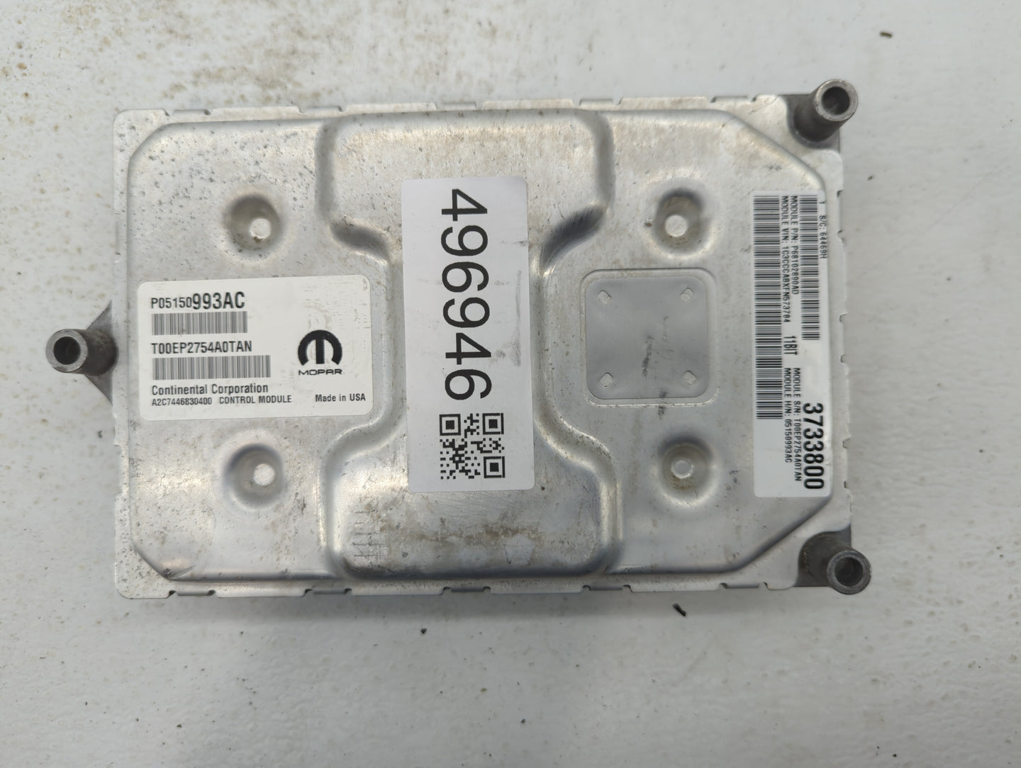 2017 Hyundai Santa Fe PCM Engine Control Computer ECU ECM PCU OEM P/N:P05150993AC Fits OEM Used Auto Parts - Oemusedautopart
