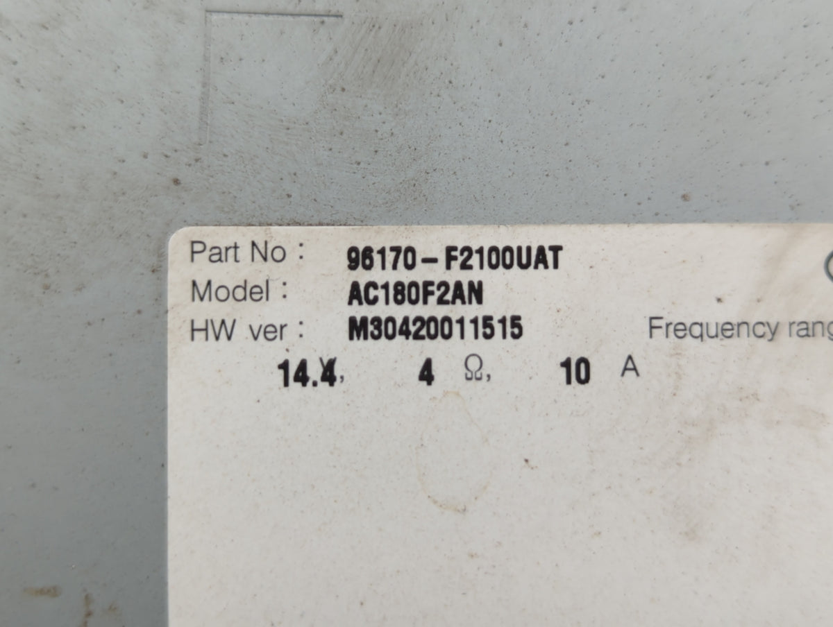 2013-2018 Hyundai Santa Fe Am Fm Cd Player Radio Receiver 518404 - Oemusedautoparts1.com