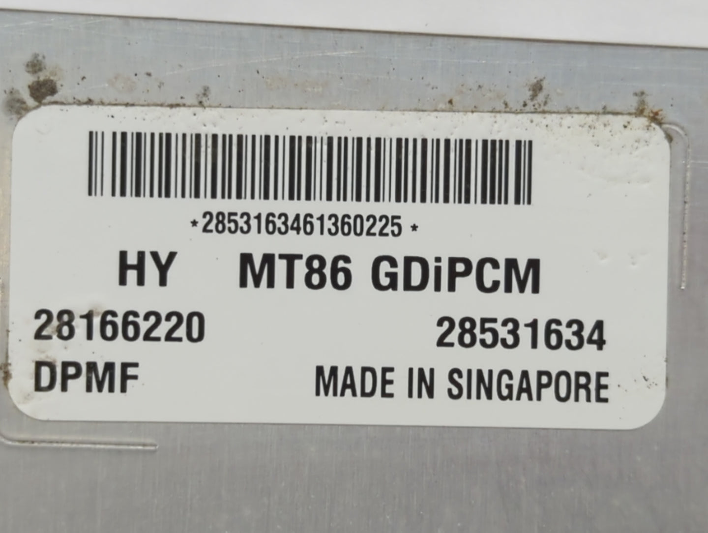2017-2018 Hyundai Santa Fe PCM Engine Control Computer ECU ECM PCU OEM P/N:39100-3CDP0 Fits Fits 2017 2018 OEM Used Auto Par