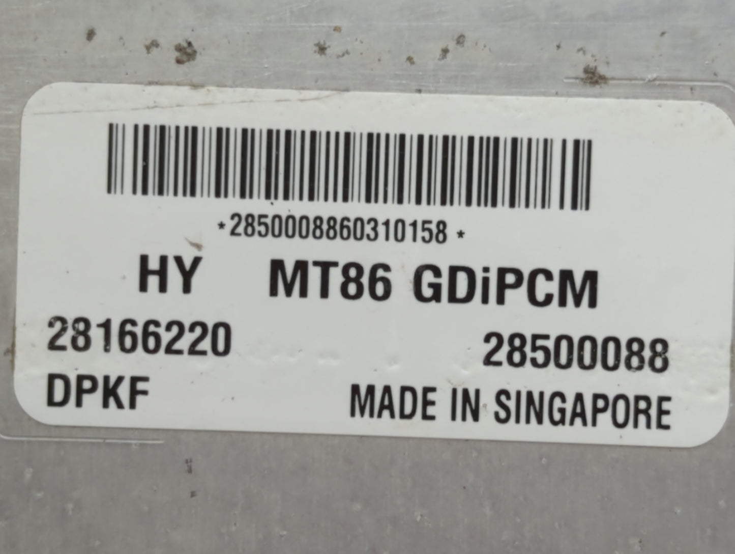 2017-2018 Hyundai Santa Fe PCM Engine Control Computer ECU ECM PCU OEM P/N:39100-3CDP0 Fits Fits 2017 2018 OEM Used Auto Par