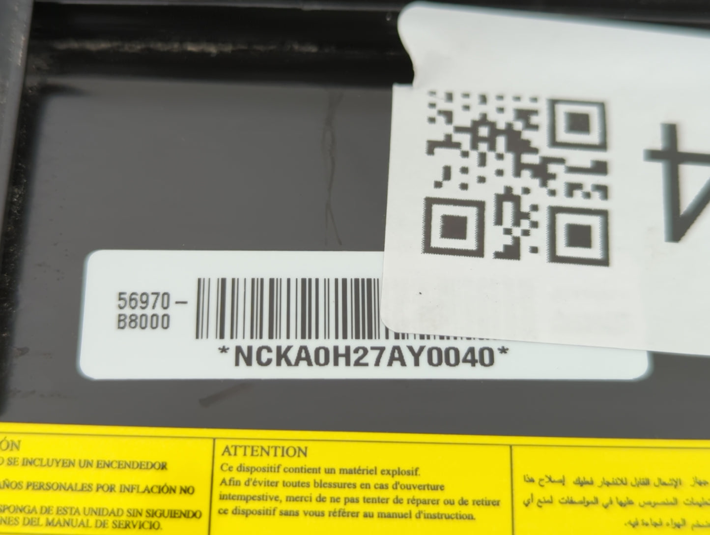 Hyundai Santa Fe Air Bag Passenger Right Dashboard Oem - Oemusedautoparts1.com