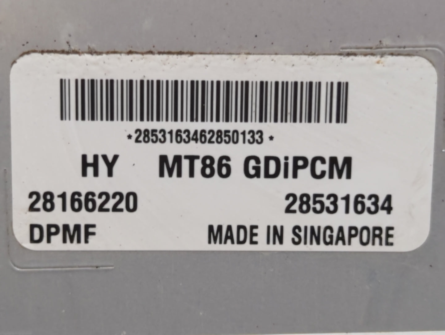 2017-2018 Hyundai Santa Fe PCM Engine Control Computer ECU ECM PCU OEM P/N:28531634 39100-3CDP0 Fits Fits 2017 2018 OEM Used