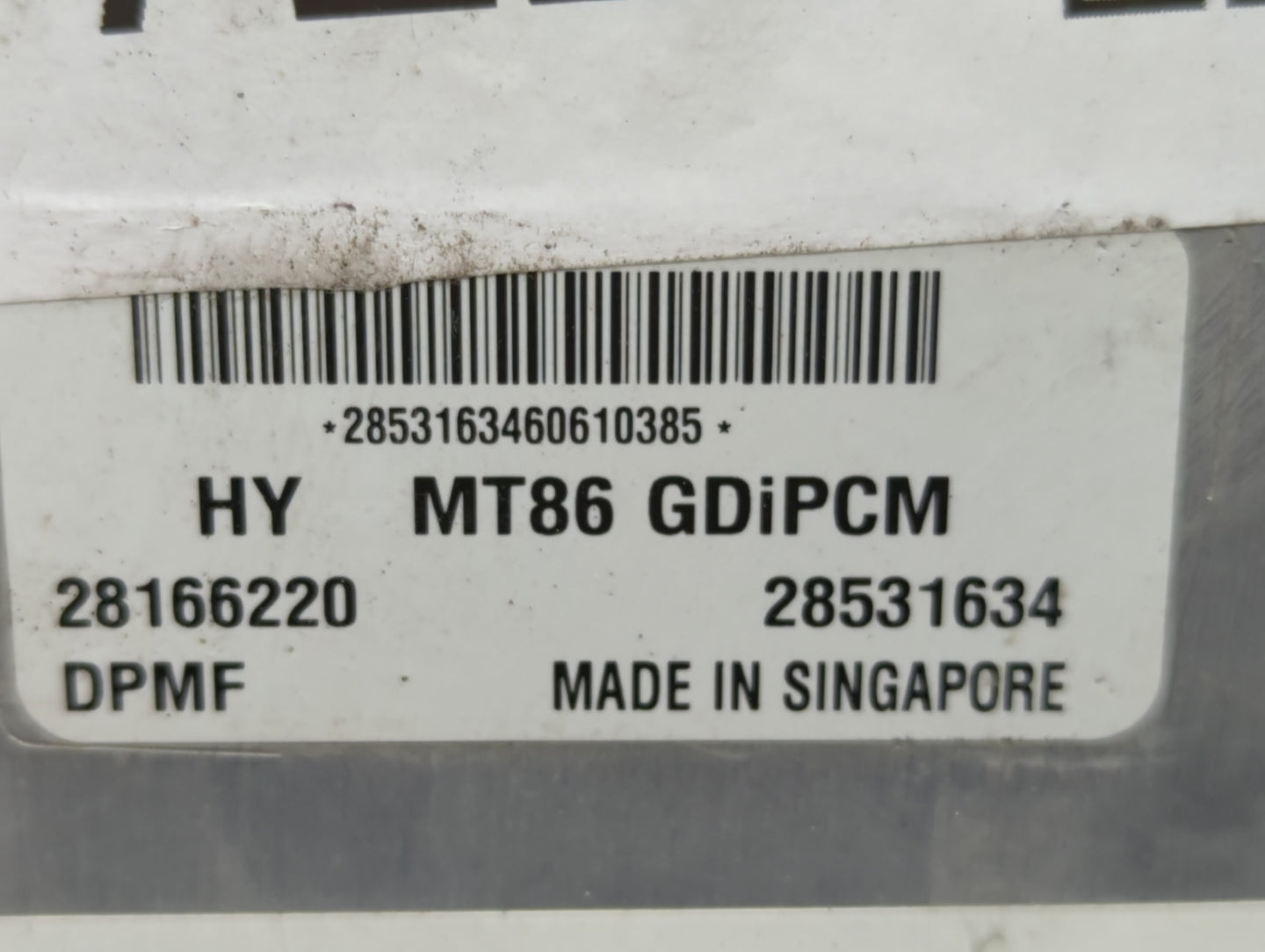 2017-2018 Hyundai Santa Fe PCM Engine Control Computer ECU ECM PCU OEM P/N:39100-3CDP0 Fits Fits 2017 2018 OEM Used Auto Par