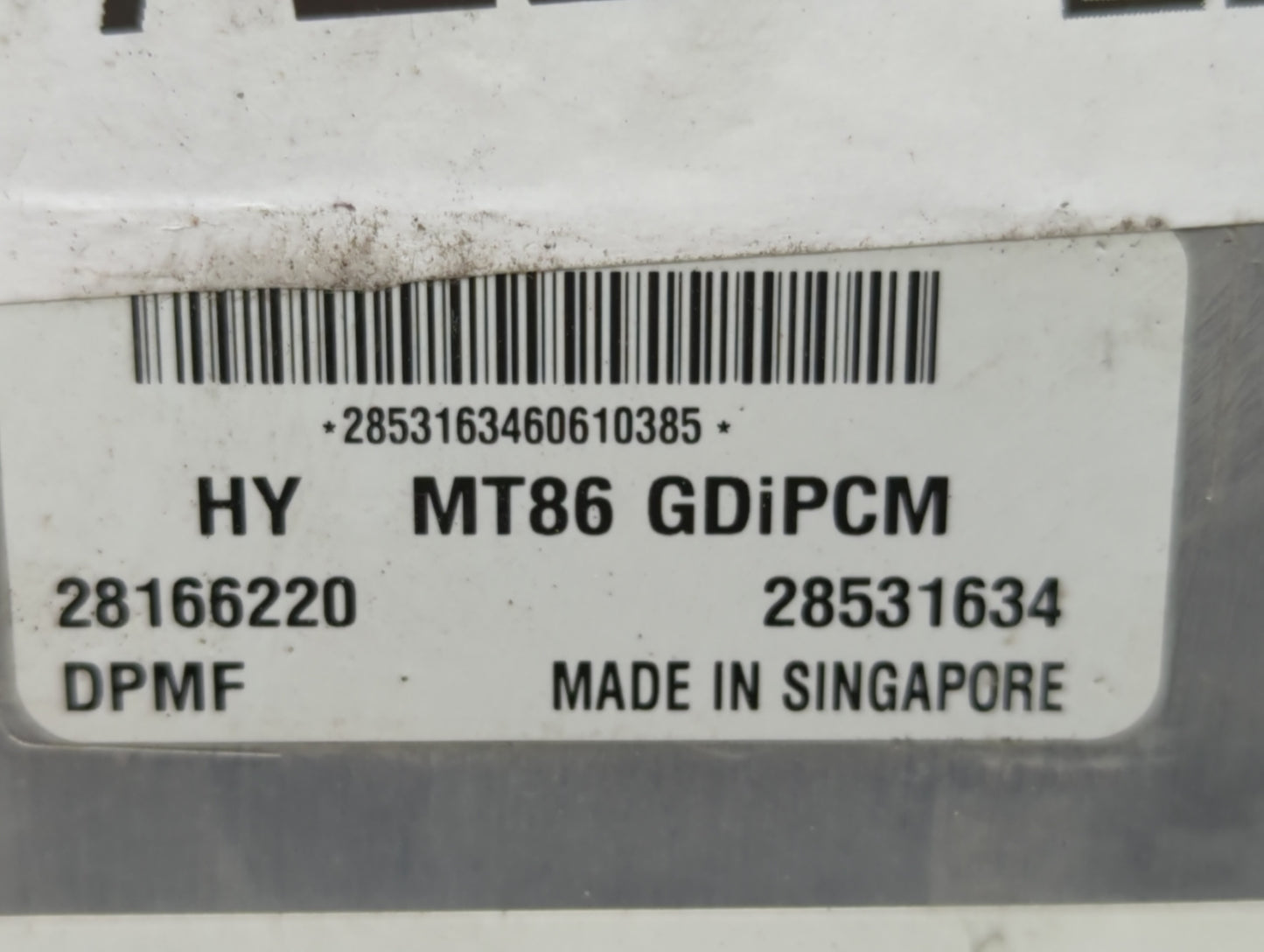 2017-2018 Hyundai Santa Fe PCM Engine Control Computer ECU ECM PCU OEM P/N:39100-3CDP0 Fits Fits 2017 2018 OEM Used Auto Par