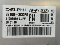 2017-2018 Hyundai Santa Fe PCM Engine Control Computer ECU ECM PCU OEM P/N:28166220 Fits Fits 2017 2018 OEM Used Auto Parts 