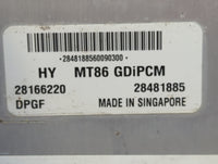 2017-2018 Hyundai Santa Fe PCM Engine Control Computer ECU ECM PCU OEM P/N:28166220 Fits Fits 2017 2018 OEM Used Auto Parts 