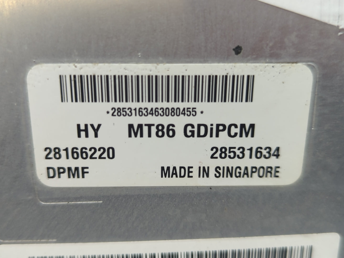 2017-2018 Hyundai Santa Fe PCM Engine Control Computer ECU ECM PCU OEM P/N:28531634 28166220 Fits Fits 2017 2018 OEM Used Au