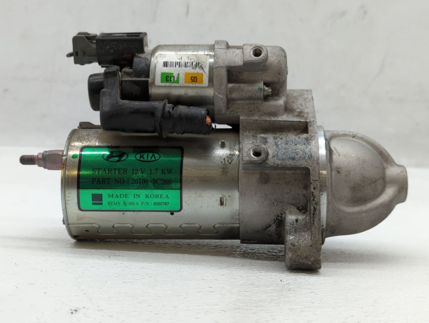 2015-2018 Hyundai Santa Fe Car Starter Motor Solenoid OEM P/N:36100-3C260 Fits Fits 2015 2016 2017 2018 2019 2020 OEM Used A