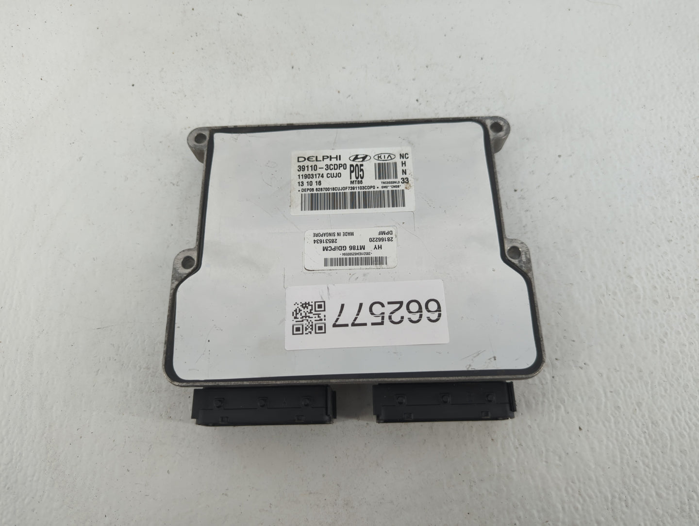 2017-2018 Hyundai Santa Fe PCM Engine Control Computer ECU ECM PCU OEM P/N:39100-3CDP0 Fits Fits 2017 2018 OEM Used Auto Par
