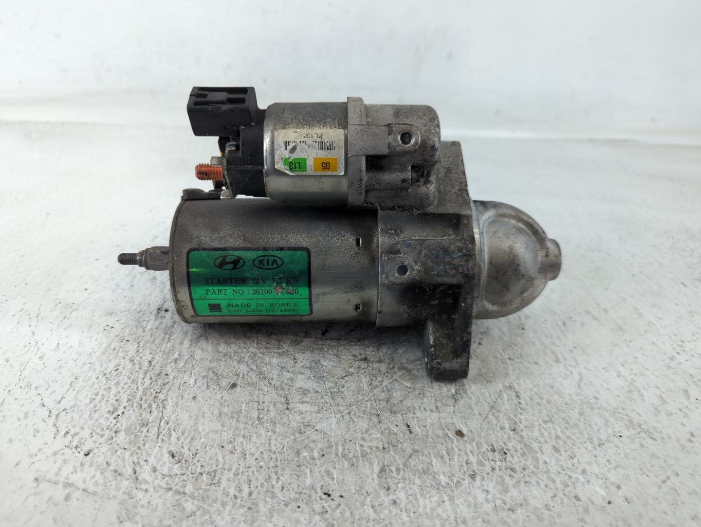 2015-2018 Hyundai Santa Fe Car Starter Motor Solenoid OEM P/N:36100-3C260 Fits Fits 2015 2016 2017 2018 2019 2020 OEM Used A