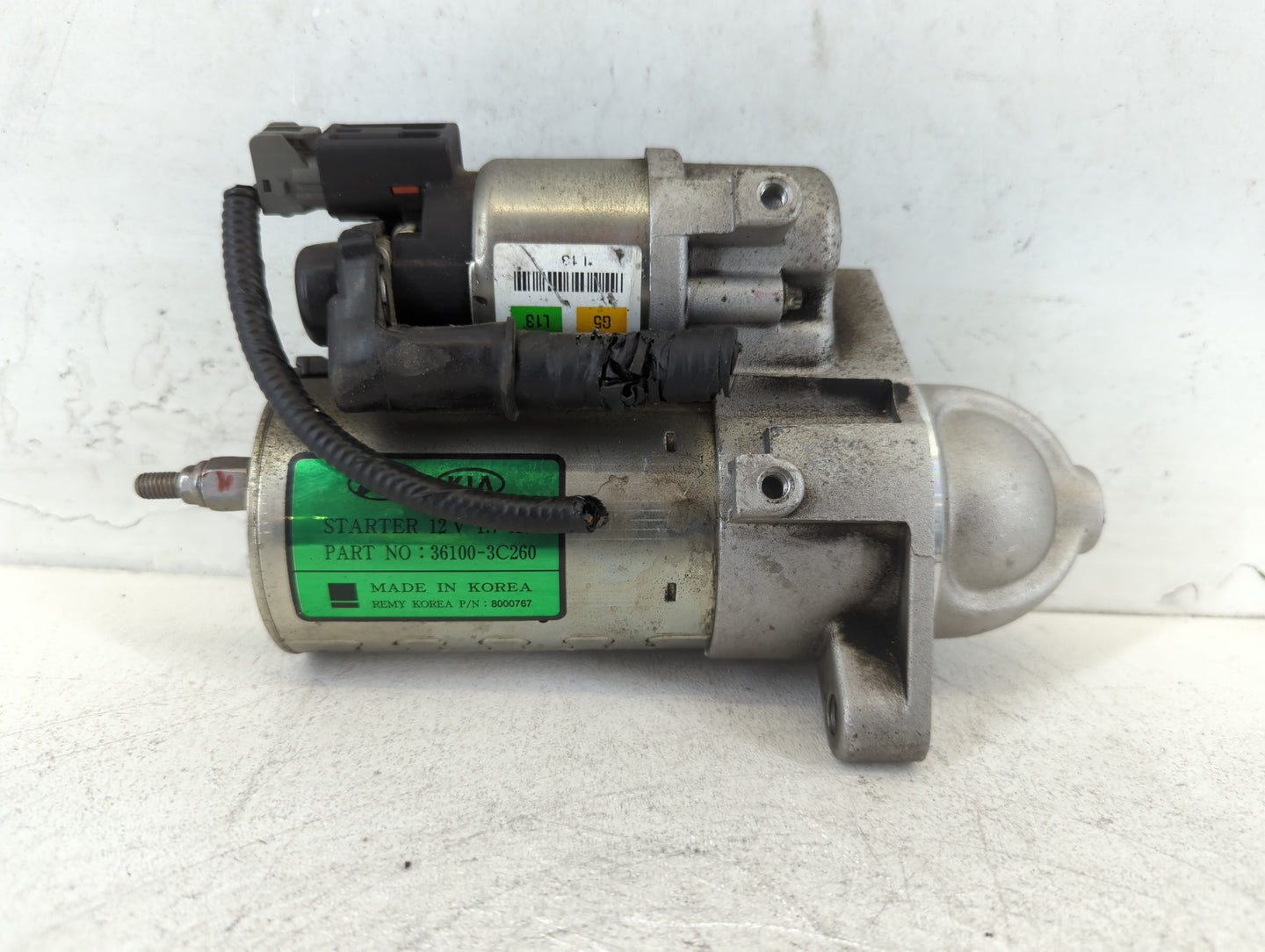 2015-2018 Hyundai Santa Fe Car Starter Motor Solenoid OEM P/N:36100-3C260 Fits Fits 2015 2016 2017 2018 2019 2020 OEM Used A