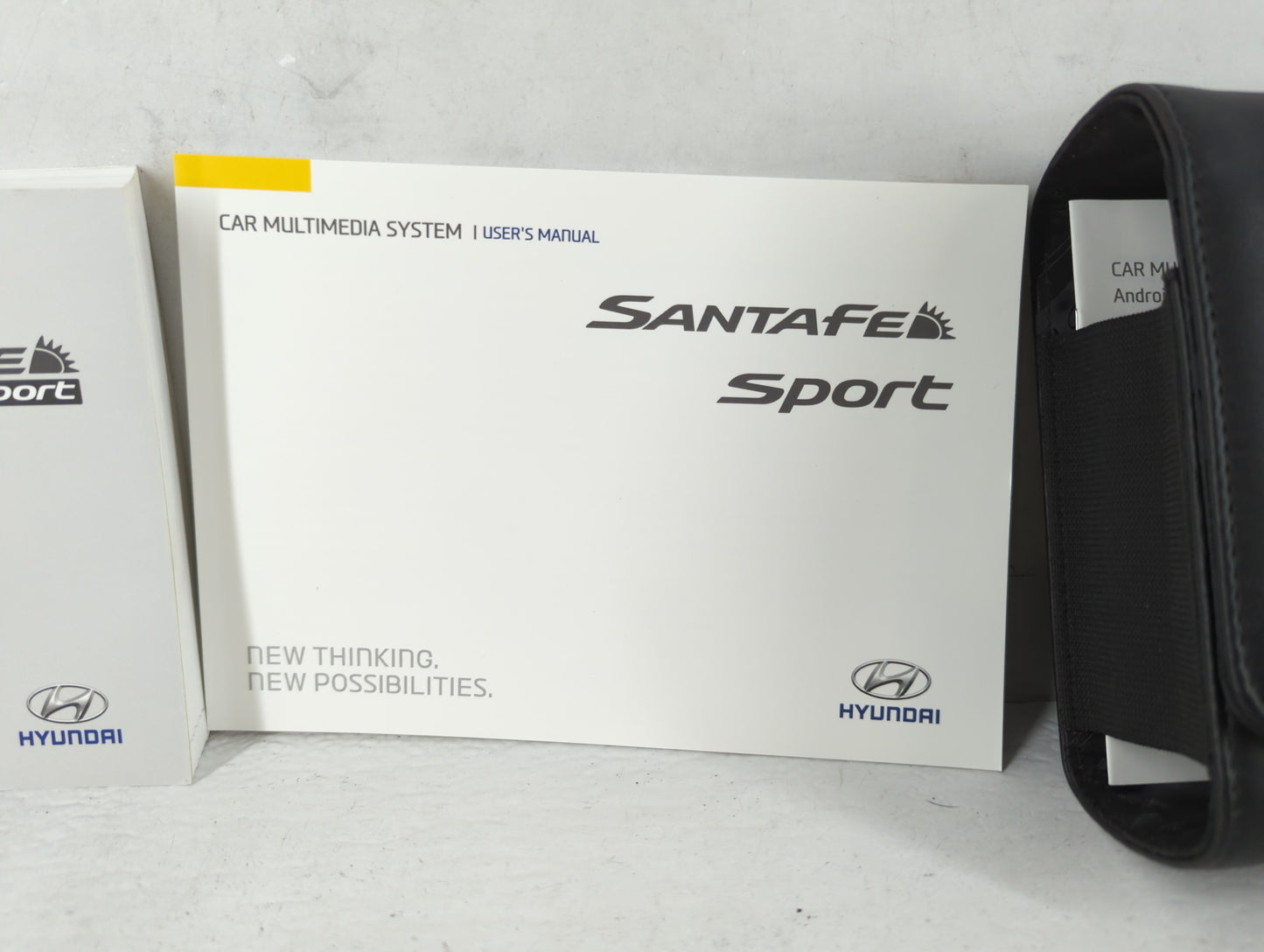 2017 Hyundai Santa Fe Owners Manual Book Guide P/N:HZW0-EU60G OEM Used Auto Parts - Oemusedautoparts1.com