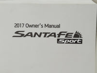 2017 Hyundai Santa Fe Owners Manual Book Guide P/N:HZW0-EU60G OEM Used Auto Parts - Oemusedautoparts1.com