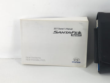 2017 Hyundai Santa Fe Owners Manual Book Guide P/N:H2W0-EU62B OEM Used Auto Parts