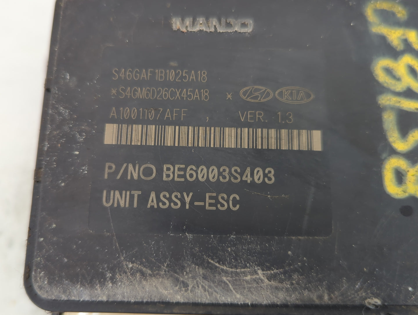 2017-2018 Hyundai Santa Fe ABS Pump Control Module Replacement P/N:BE6003S403 Fits Fits 2017 2018 OEM Used Auto Parts - Oemu