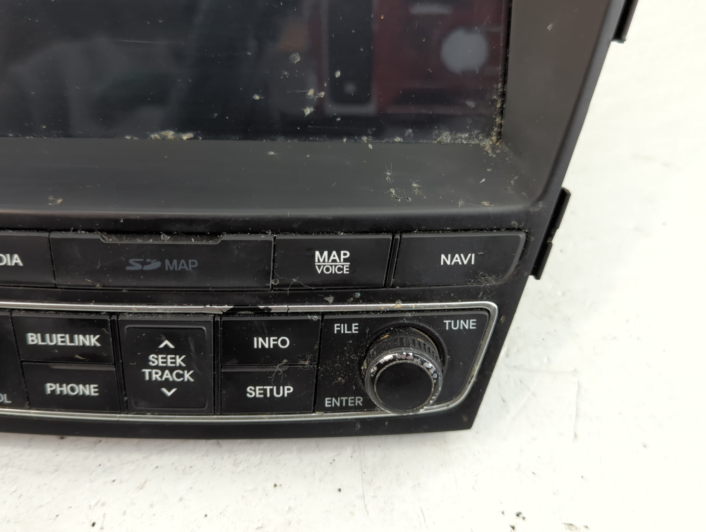2017 Hyundai Santa Fe Sport Radio AM FM Cd Player Receiver Replacement P/N:96560-4Z5104X Fits OEM Used Auto Parts - Oemuseda