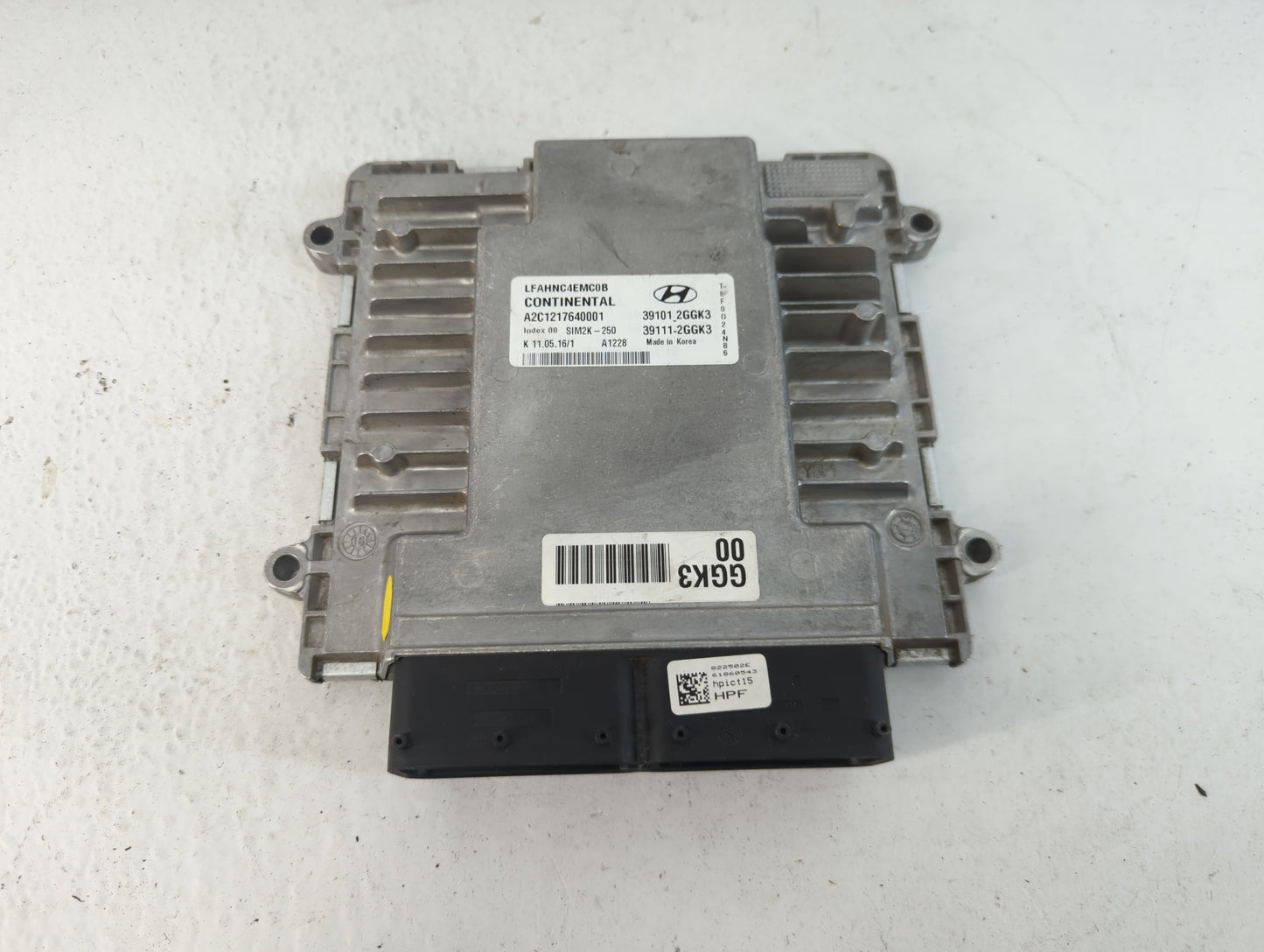 2015-2017 Hyundai Sonata PCM Engine Control Computer ECU ECM PCU OEM P/N:39111-2GGK3 39101-2GGK3 Fits Fits 2015 2016 2017 OE