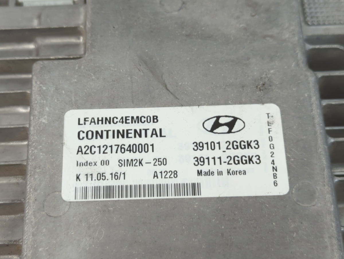 2015-2017 Hyundai Sonata PCM Engine Control Computer ECU ECM PCU OEM P/N:39111-2GGK3 39101-2GGK3 Fits 2015 2016 2017 OEM Use