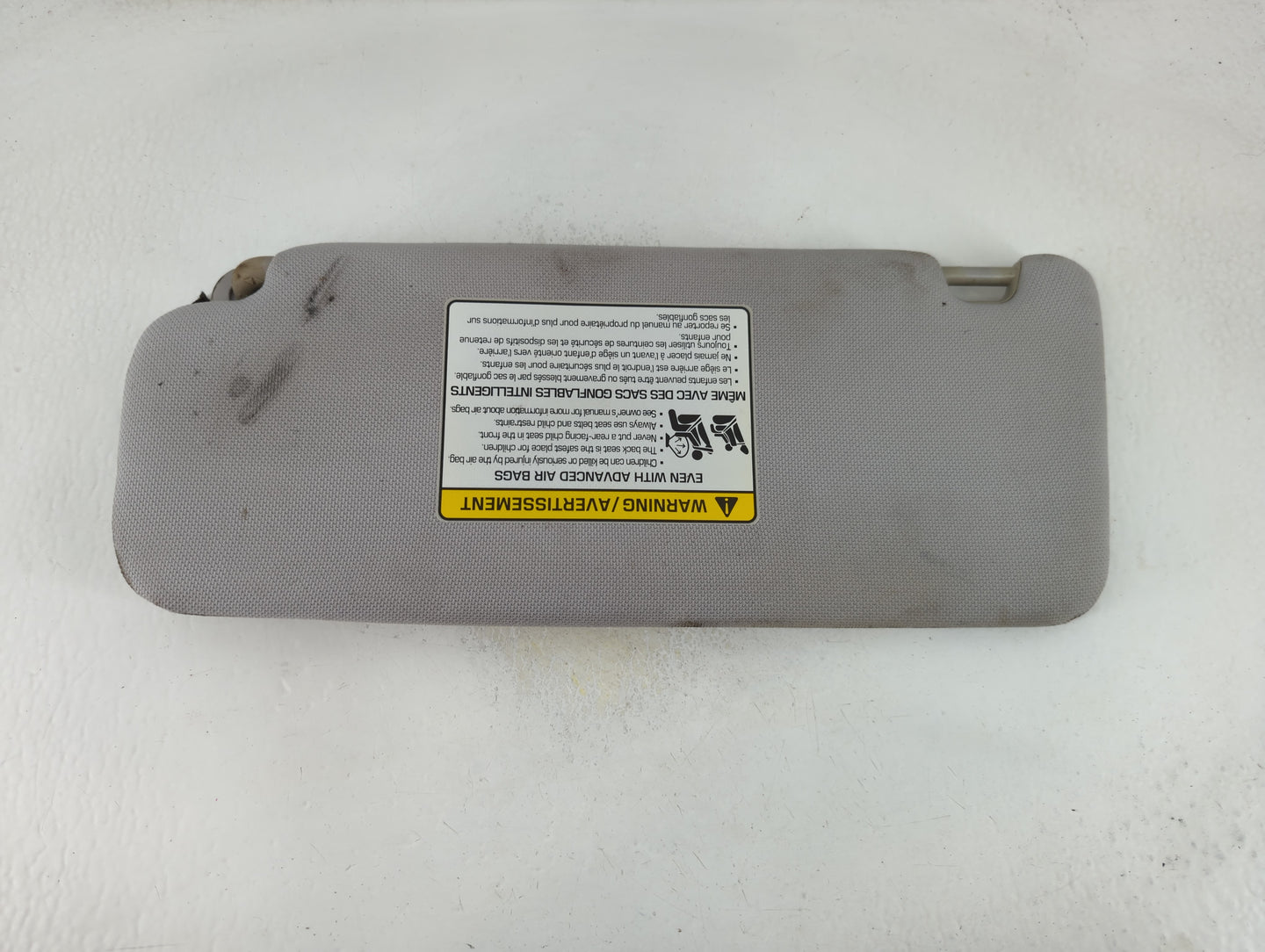 2016-2019 Hyundai Sonata Sun Visor Shade Replacement Passenger Right Mirror Fits Fits 2016 2017 2018 2019 OEM Used Auto Part