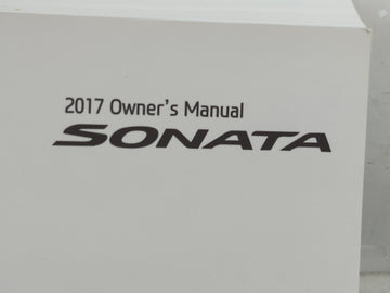 2017 Hyundai Sonata Owners Manual Book Guide P/N:HC10-EU65A OEM Used Auto Parts