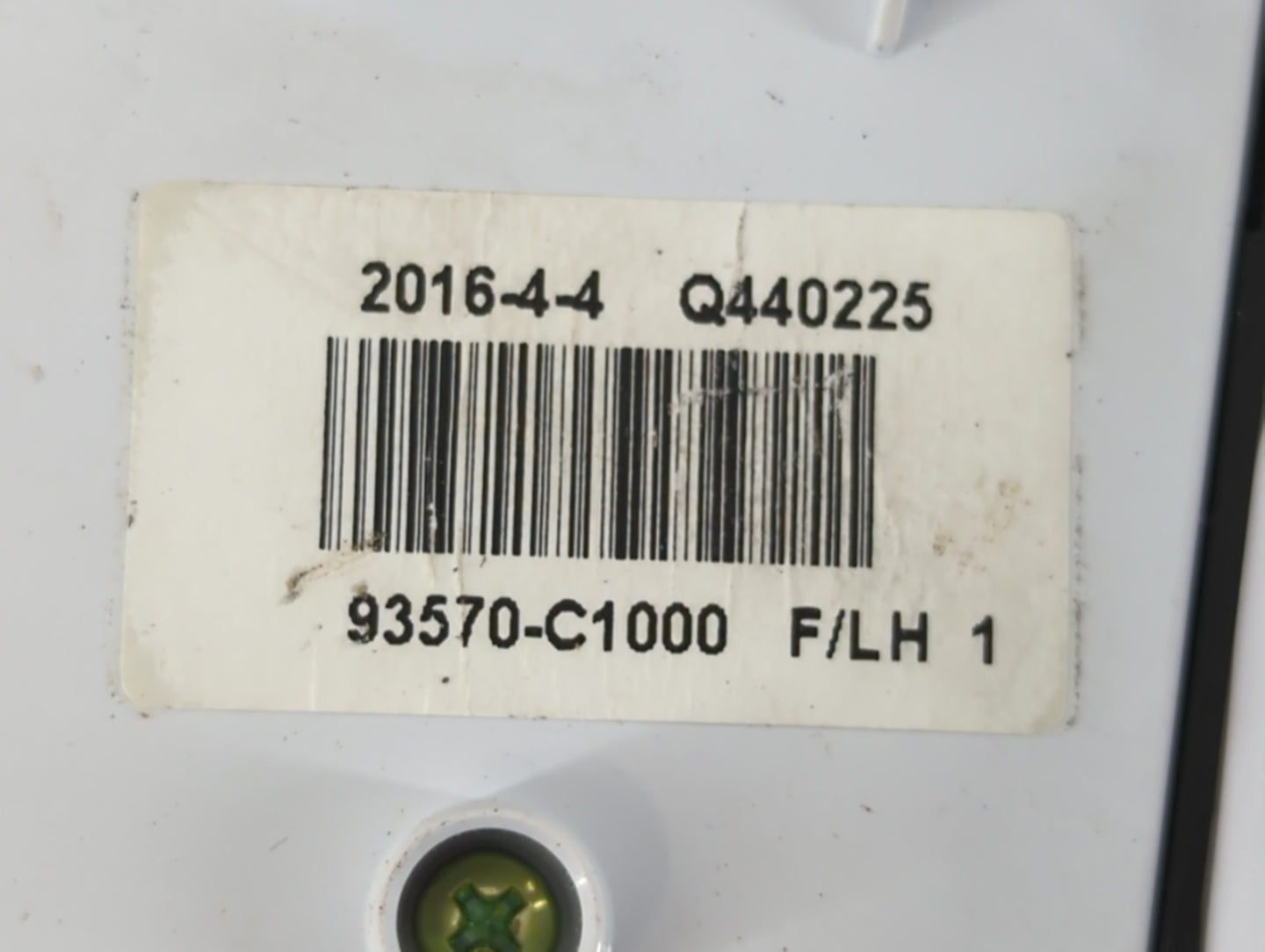 2015-2019 Hyundai Sonata Master Power Window Switch Replacement Driver Side Left P/N:F/LH 1 93570-C1000 Fits OEM Used Auto P