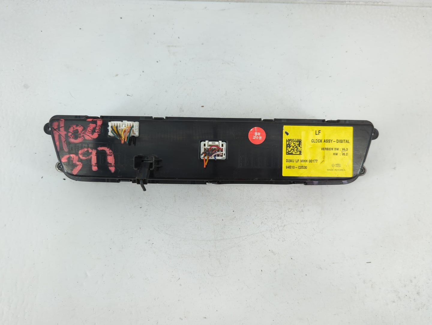 2016-2017 Hyundai Sonata Radio AM FM Cd Player Receiver Replacement P/N:94510-C2530 Fits Fits 2016 2017 OEM Used Auto Parts 