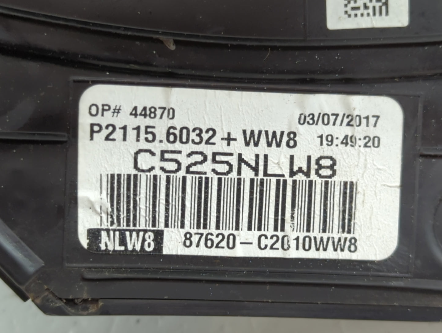 2017 Hyundai Sonata Passenger Side View Mirror - Right Door Mirror OEM Used - Oemusedautoparts1.com