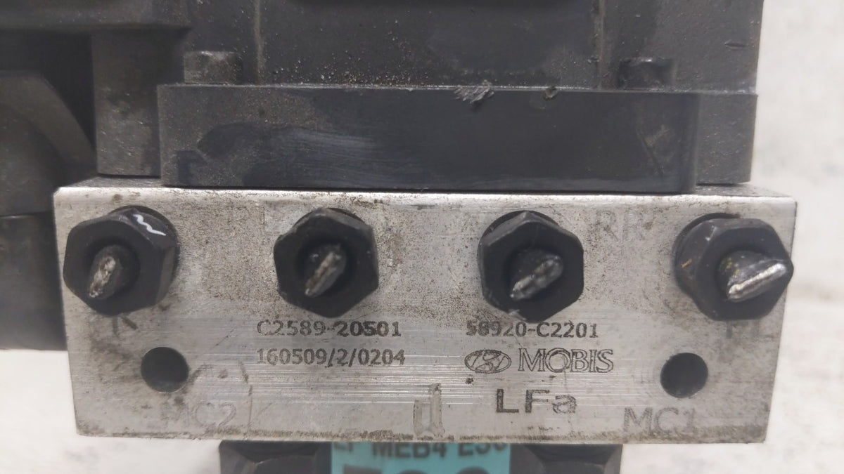 2015-2017 Hyundai Sonata Anti-Lock Brake ABS Pump Module Actuator OEM P/N:58920-C2201 Fits Fits 2015 2016 2017 OEM Used Auto