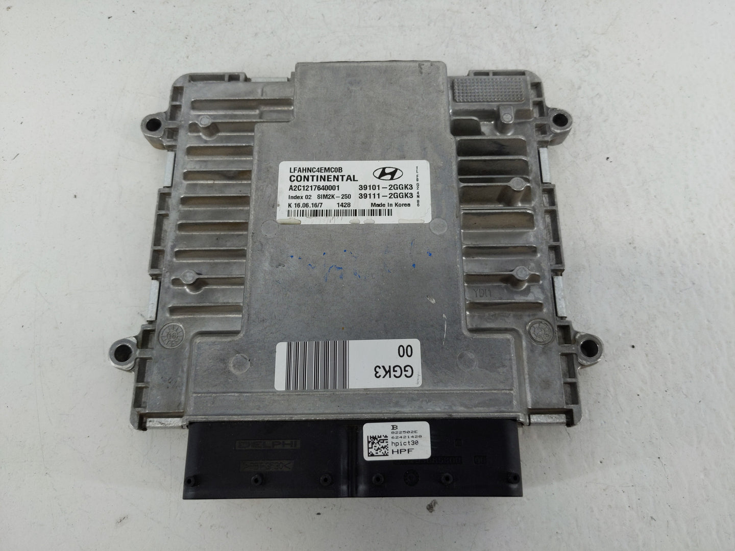 2015-2017 Hyundai Sonata PCM Engine Control Computer ECU ECM PCU OEM P/N:39111-2GGK3 39101-2GGK3 Fits Fits 2015 2016 2017 OE