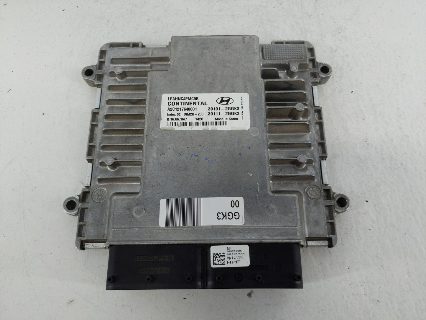 2015-2017 Hyundai Sonata PCM Engine Control Computer ECU ECM PCU OEM P/N:39111-2GGK3 39101-2GGK3 Fits Fits 2015 2016 2017 OE