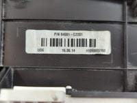 2015-2017 Hyundai Sonata Instrument Cluster Speedometer Gauges P/N:94001-C2201 Fits Fits 2015 2016 2017 OEM Used Auto Parts 