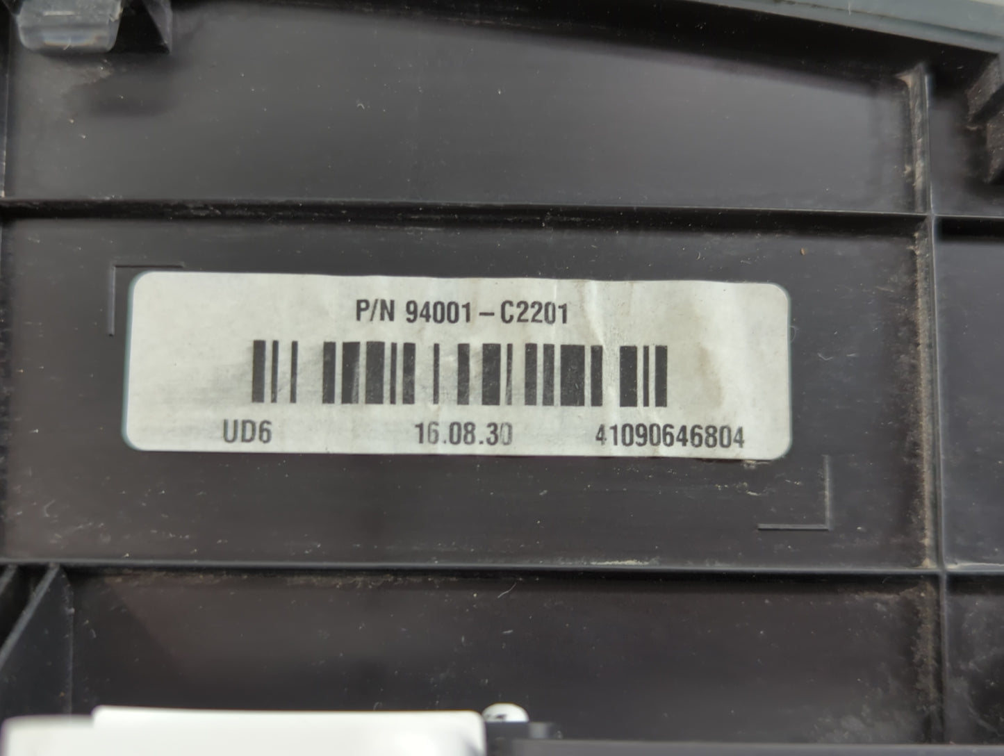 2016-2017 Hyundai Sonata Instrument Cluster Speedometer Gauges P/N:94001-C2201 Fits Fits 2016 2017 OEM Used Auto Parts - Oem