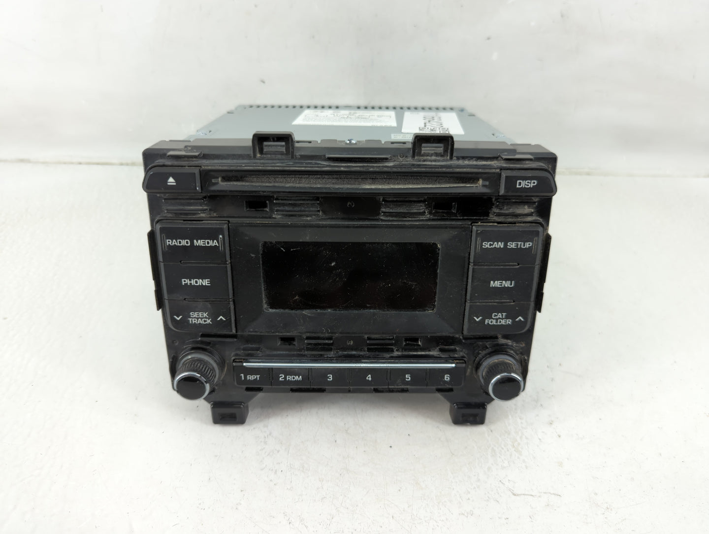 2016-2017 Hyundai Sonata Radio AM FM Cd Player Receiver Replacement P/N:96170-C20504X Fits Fits 2016 2017 OEM Used Auto Part