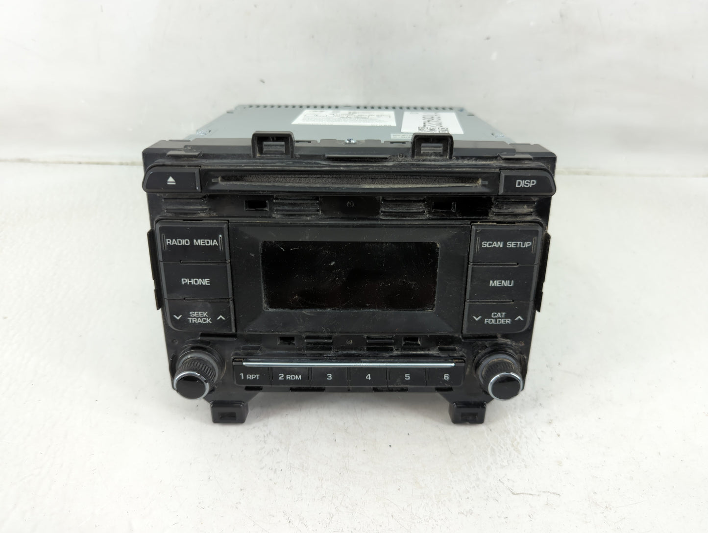 2016-2017 Hyundai Sonata Radio AM FM Cd Player Receiver Replacement P/N:96170-C20504X Fits Fits 2016 2017 OEM Used Auto Part