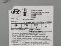 2016-2017 Hyundai Sonata Radio AM FM Cd Player Receiver Replacement P/N:96170-C20504X Fits Fits 2016 2017 OEM Used Auto Part