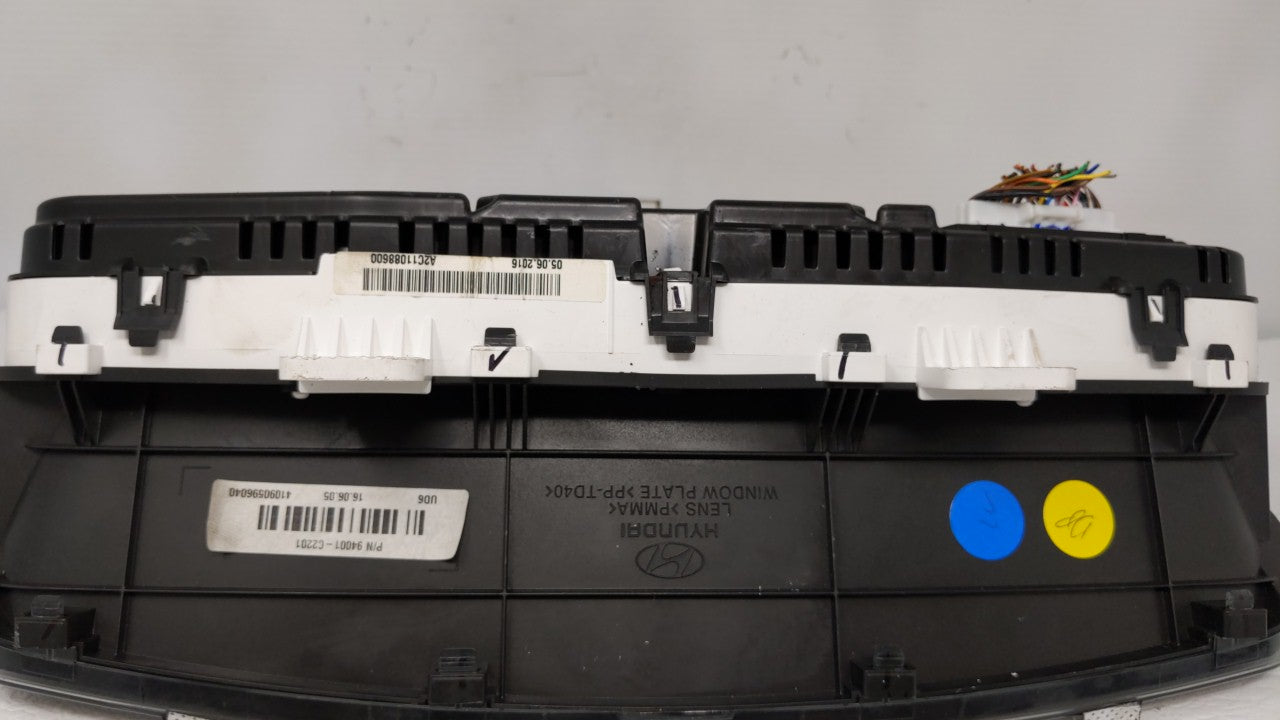 2016-2017 Hyundai Sonata Instrument Cluster Speedometer Gauges P/N:94001-C2200 94001-C2201 Fits Fits 2016 2017 OEM Used Auto