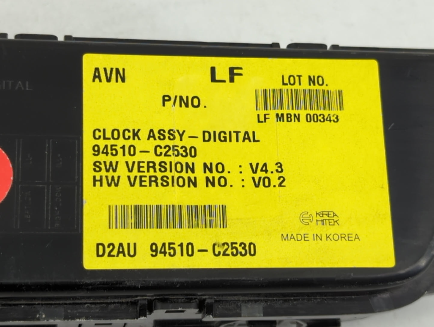 2016-2017 Hyundai Sonata Radio Control Panel - Oemusedautoparts1.com