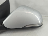 2016-2017 Hyundai Sonata Driver Left Side View Manual Door Mirror Silver - Oemusedautoparts1.com