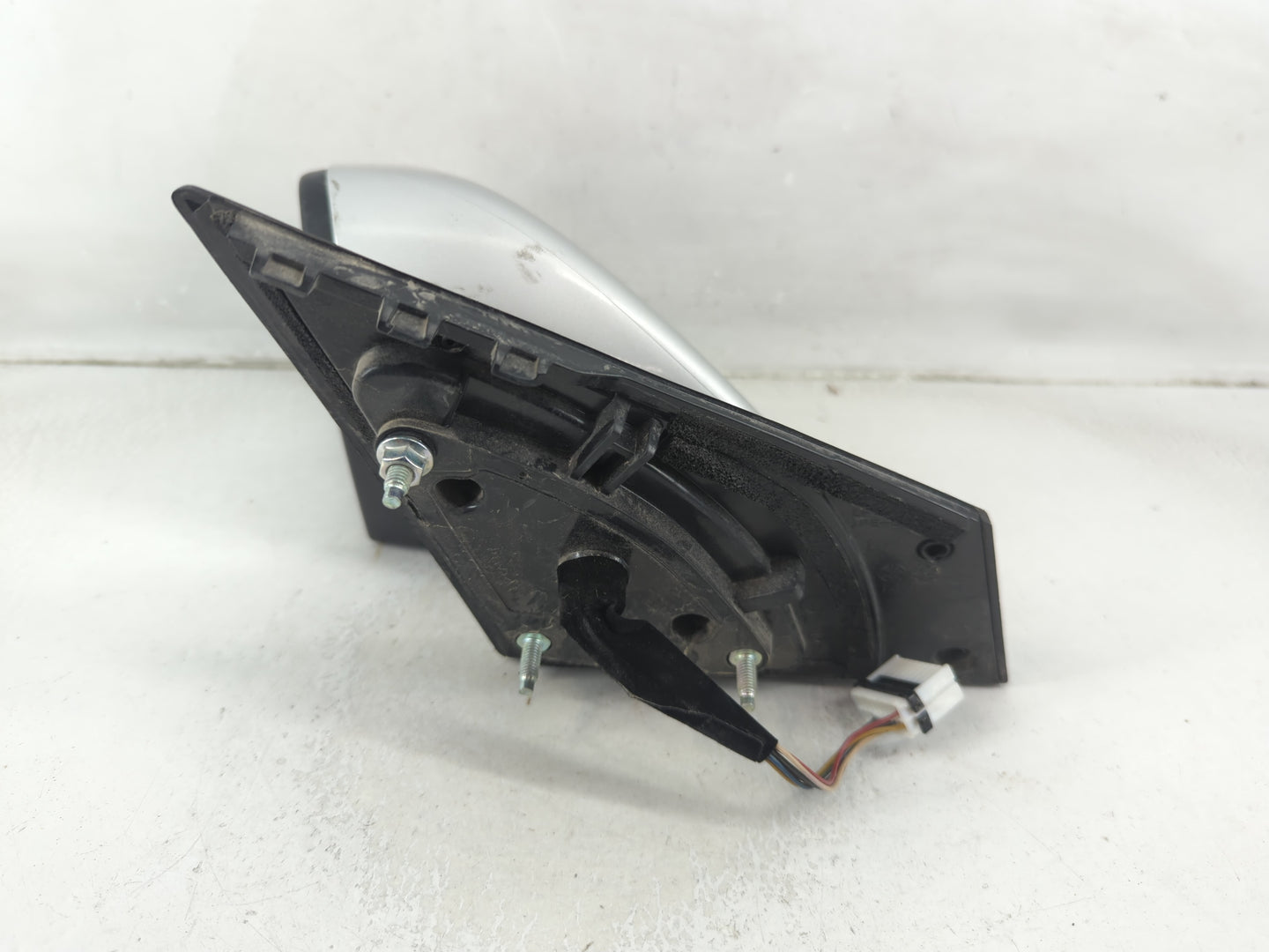 2016-2017 Hyundai Sonata Driver Left Side View Manual Door Mirror Silver - Oemusedautoparts1.com