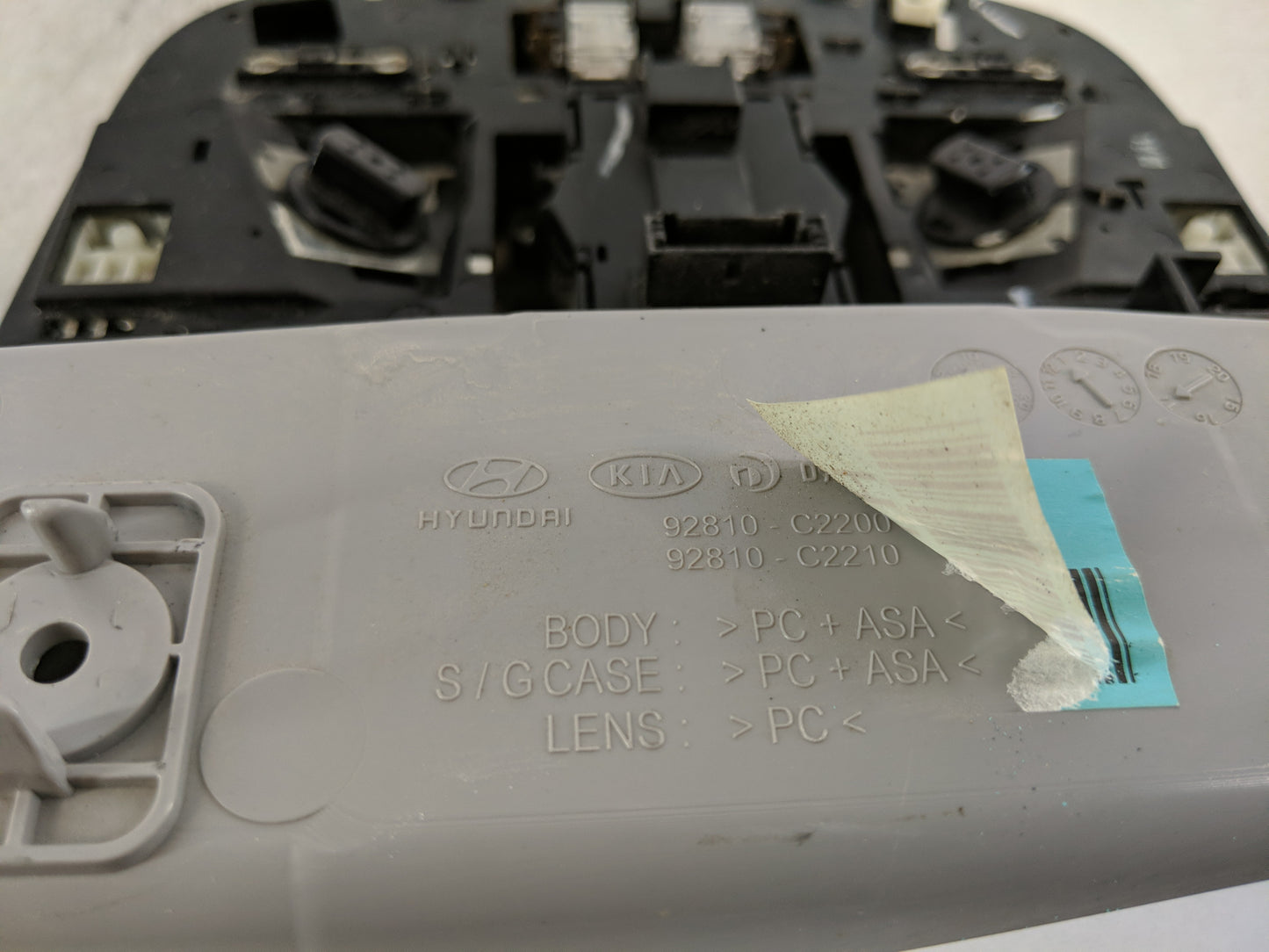 2017 Hyundai Sonata Overhead Roof Console - Oemusedautoparts1.com